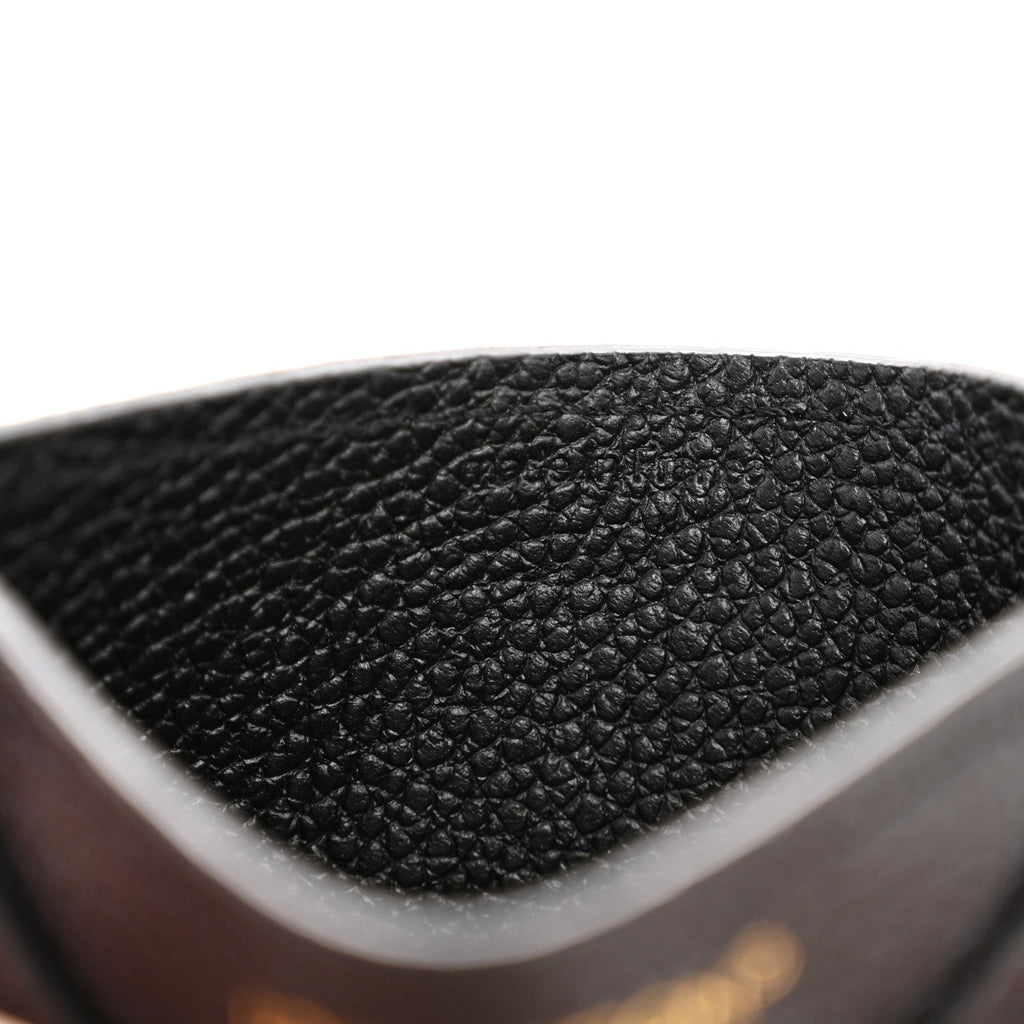 Louis Vuitton Empreinte Criss Cross Card Holder Black