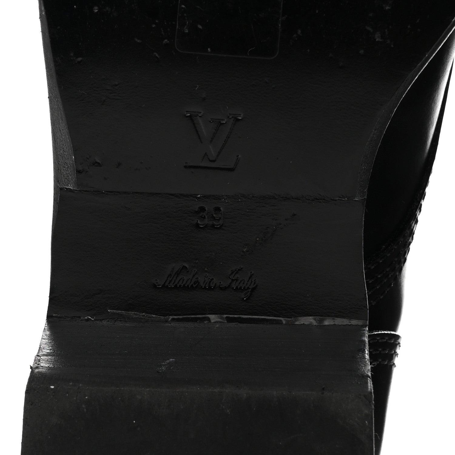 Louis Vuitton Calfskin Monogram Metropolis Flat Ranger Boots 39 Black