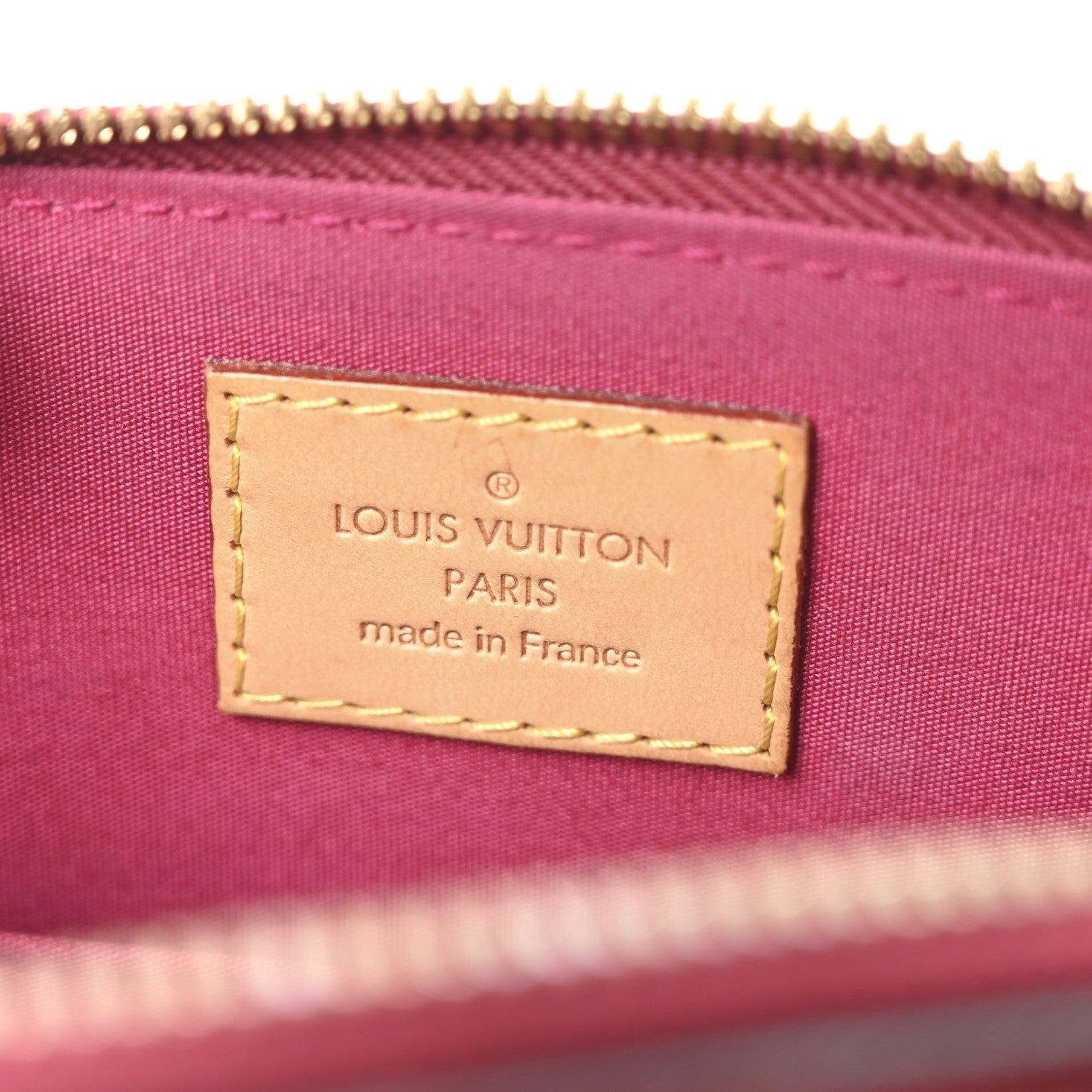 Louis Vuitton Vernis Alma BB Rose Indien