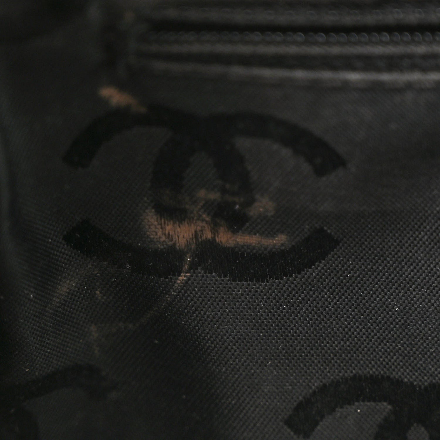 Chanel Patent Pony Hair Small Pocket Tote Black