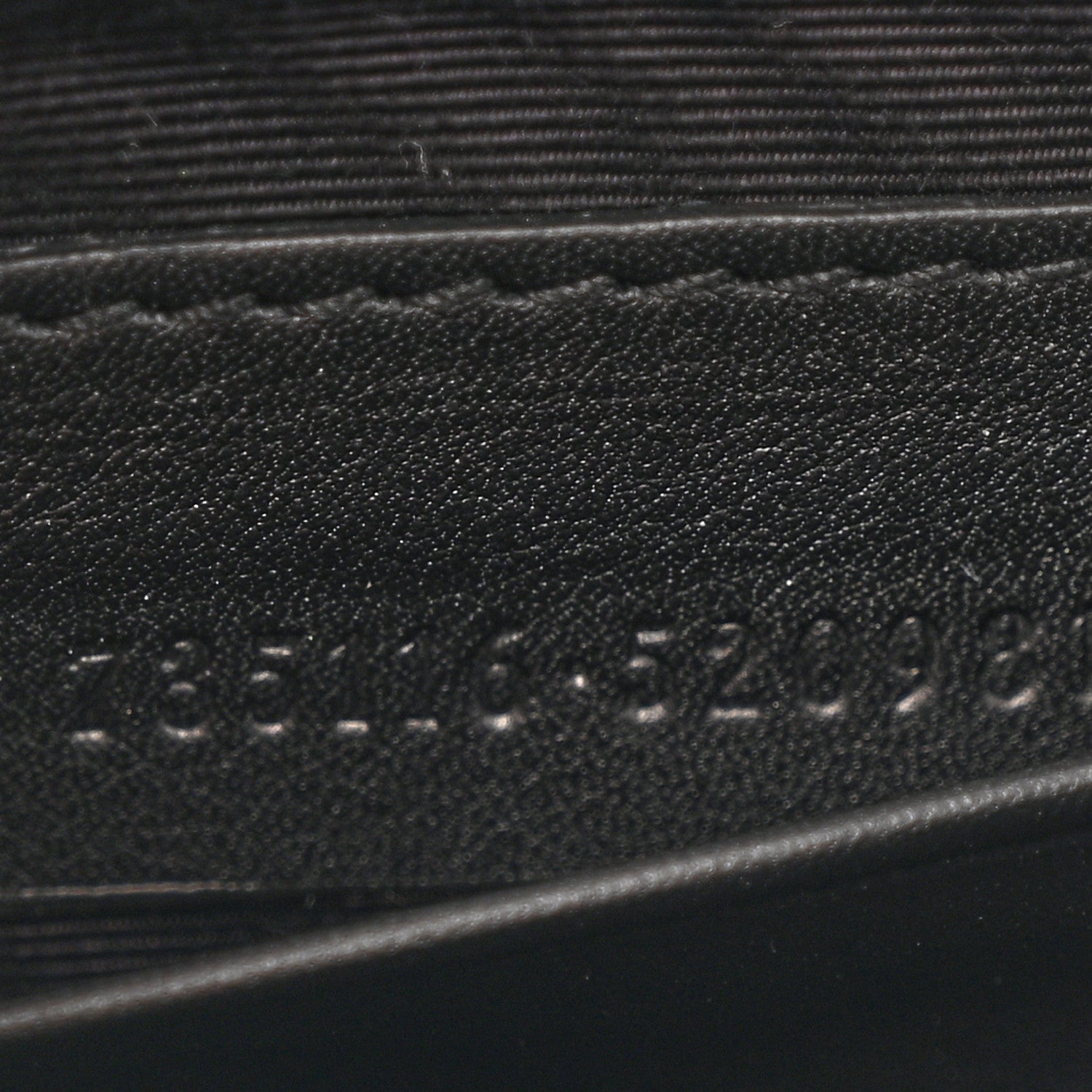 Gucci Sequin Lizard Embossed GG Mini Bamboo 1947 Top Handle Chain Bag Black White