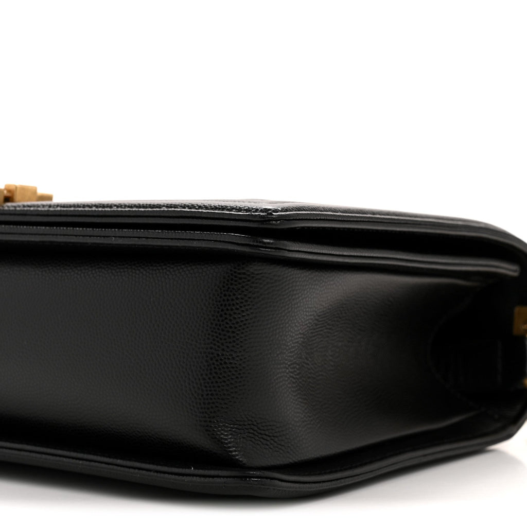 Chanel Caviar Quilted New Medium Boy Flap Black