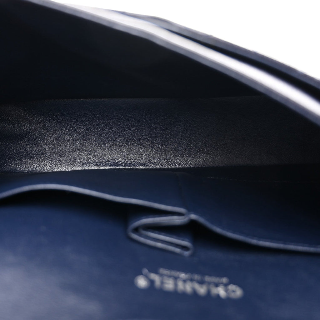 Chanel Caviar Quilted Medium Double Flap Navy