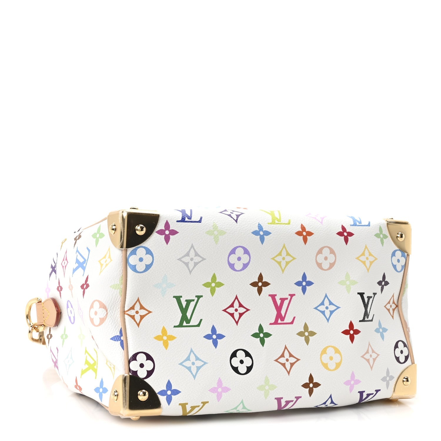 Louis Vuitton LV X TM Monogram Multicolor Speedy Bandouliere 25 White