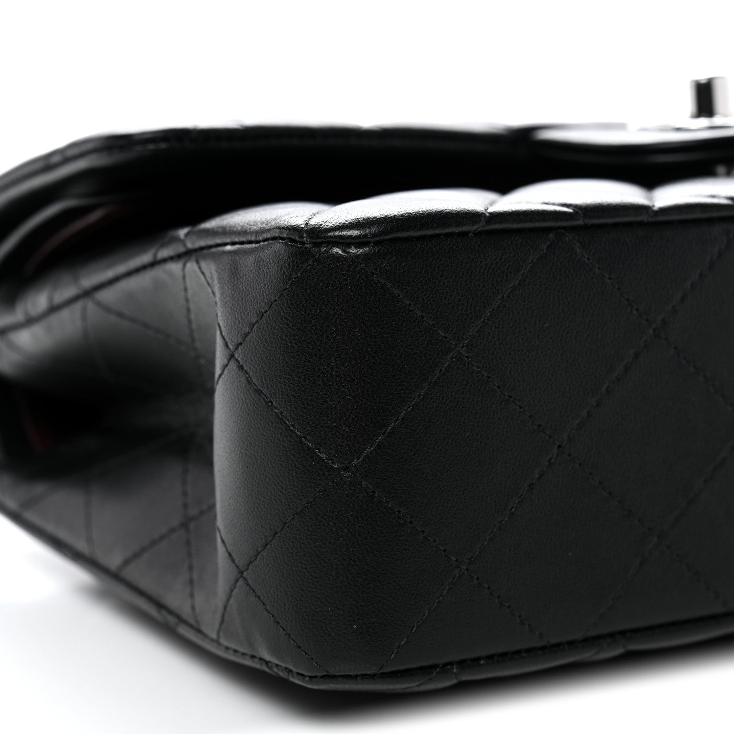 Chanel Lambskin Quilted Small Double Flap Black