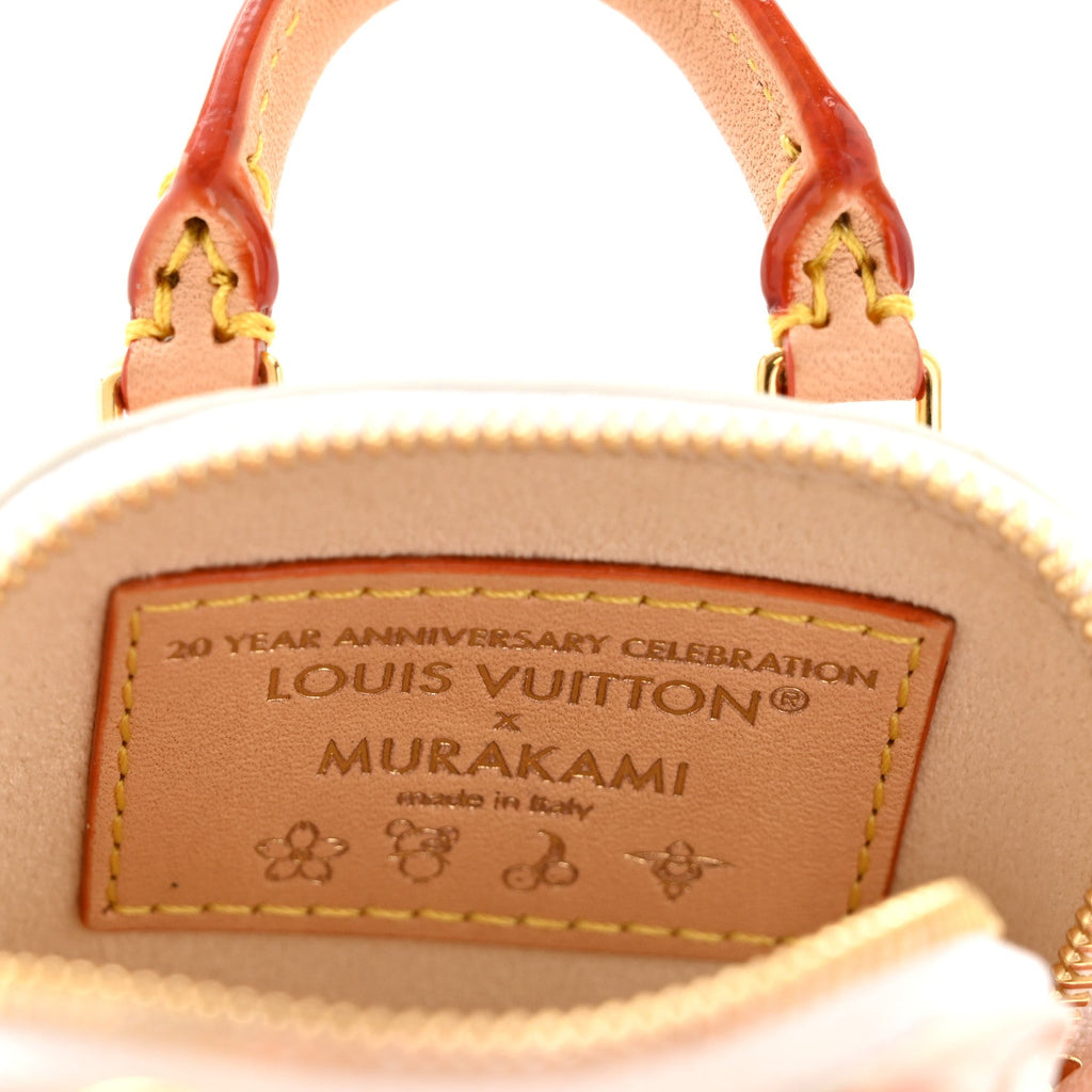 Louis Vuitton LV x TM Monogram Multicolor Micro Alma Bag Charm White