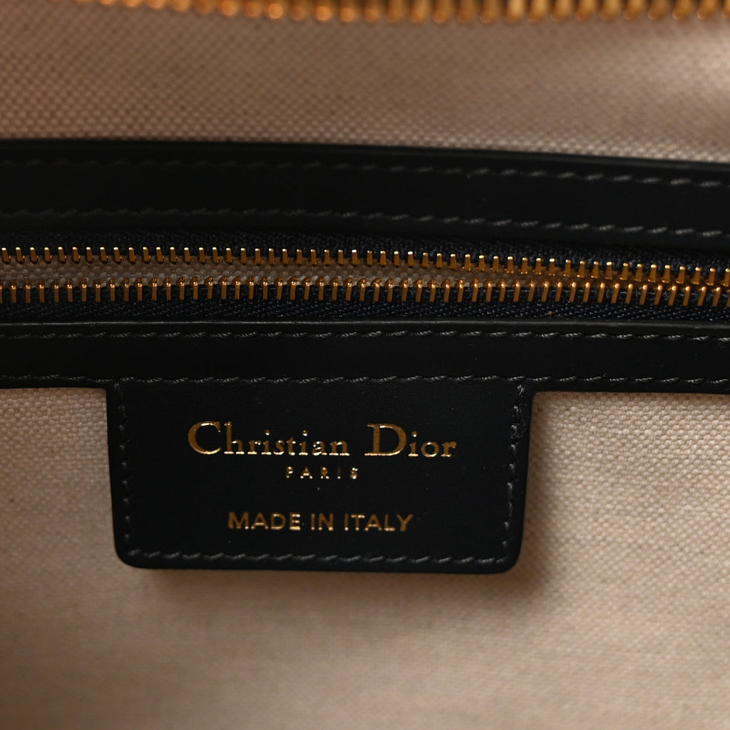 Christian Dior Oblique Large D-Vibe Bowling Bag Navy