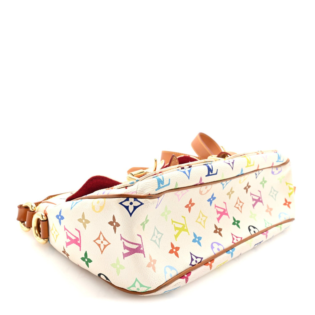 Louis Vuitton Monogram Multicolor Lodge GM White