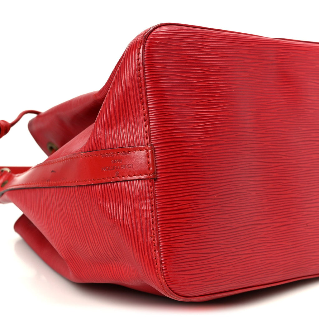 Louis Vuitton Epi Petit Noe Castillan Red
