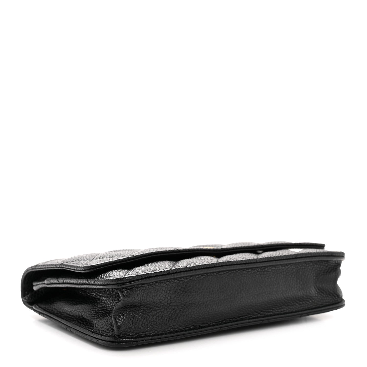 Chanel Caviar Quilted Wallet on Chain WOC Black