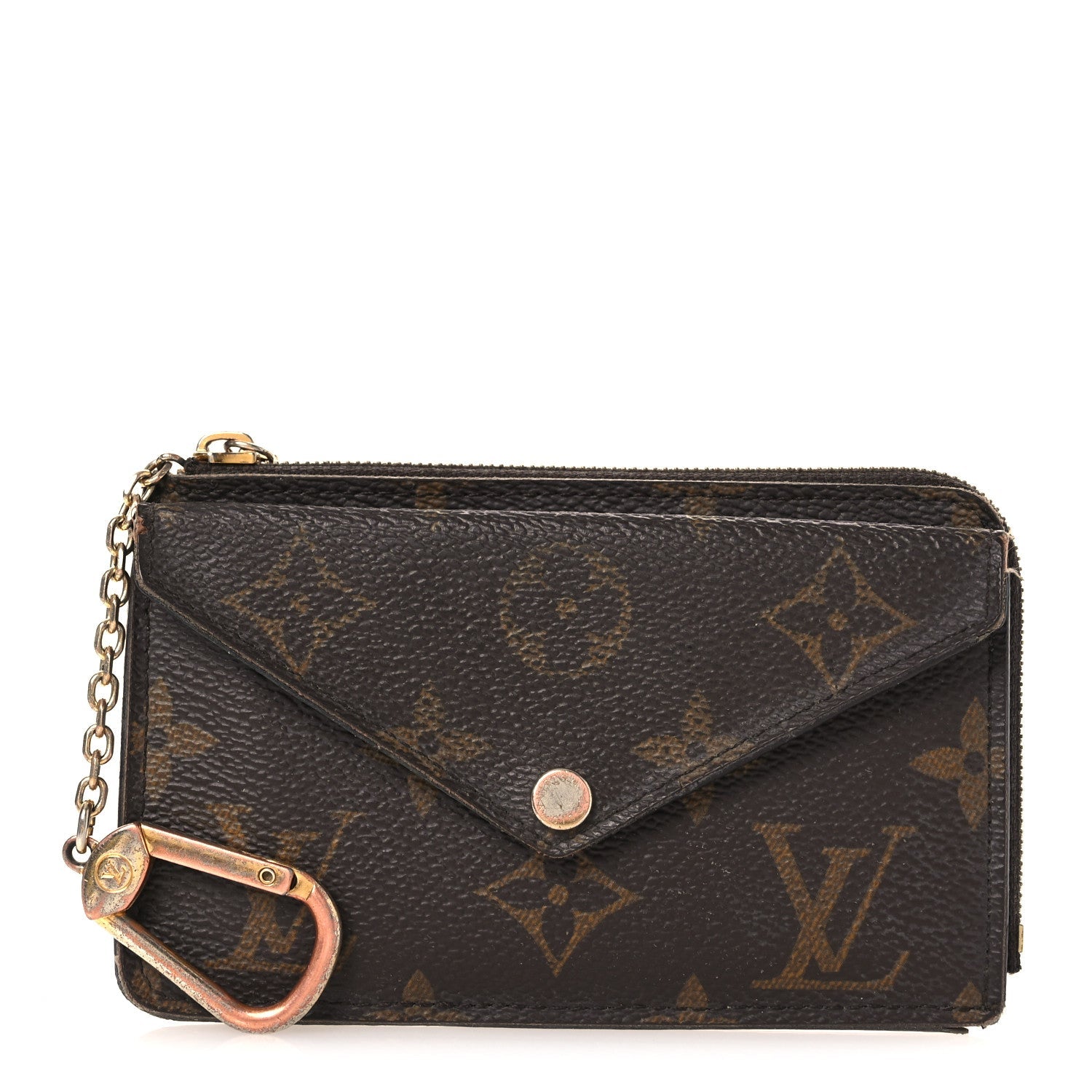 Louis Vuitton Monogram Recto Verso Card Holder Black