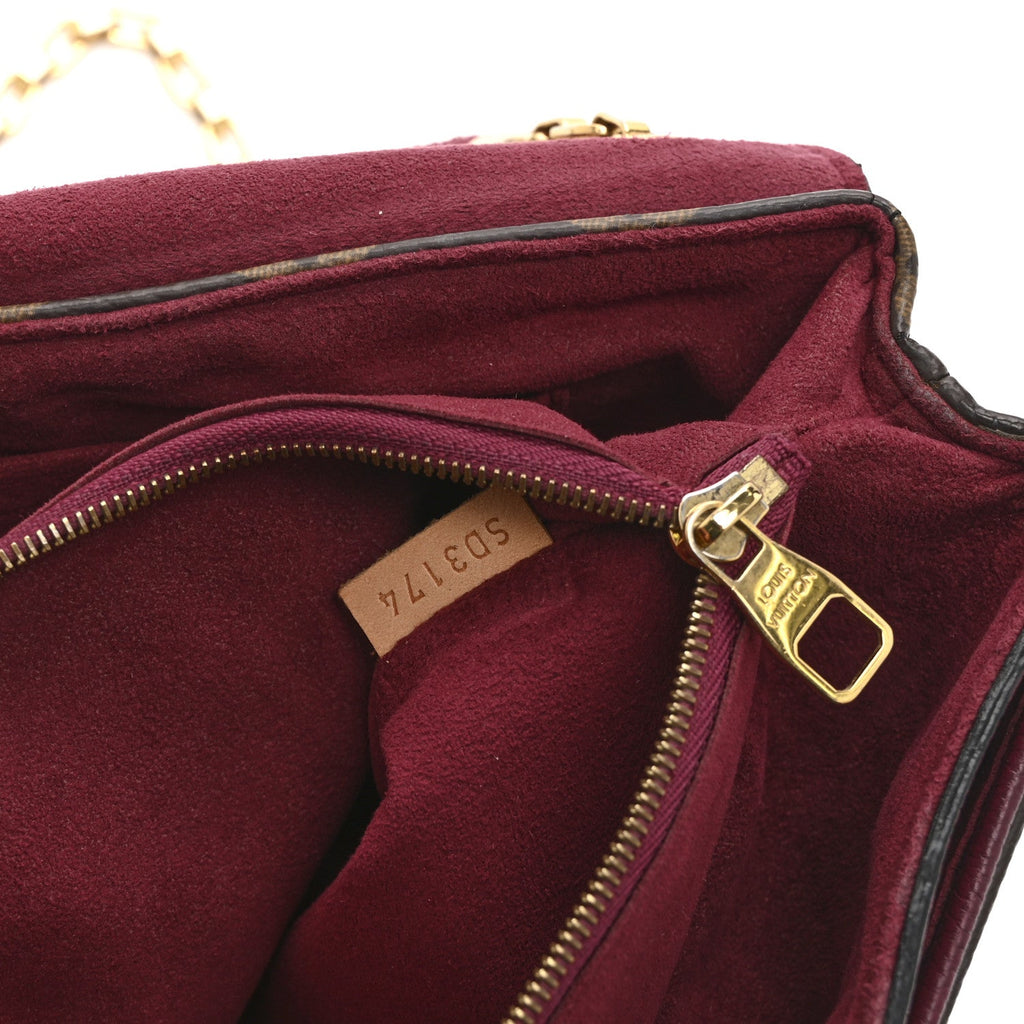 Louis Vuitton Monogram Pallas Chain Aurore