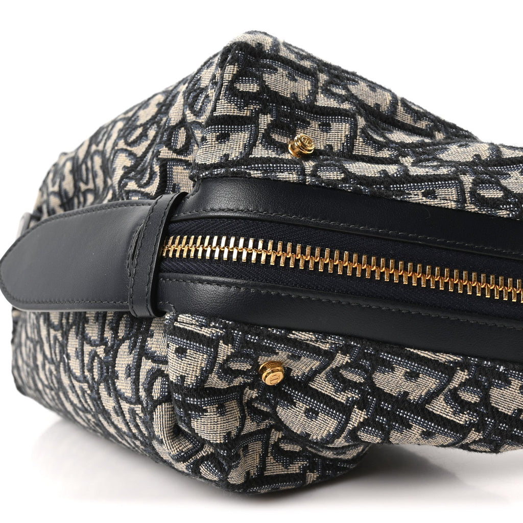 Christian Dior Oblique Medium D-Journey Bag Blue