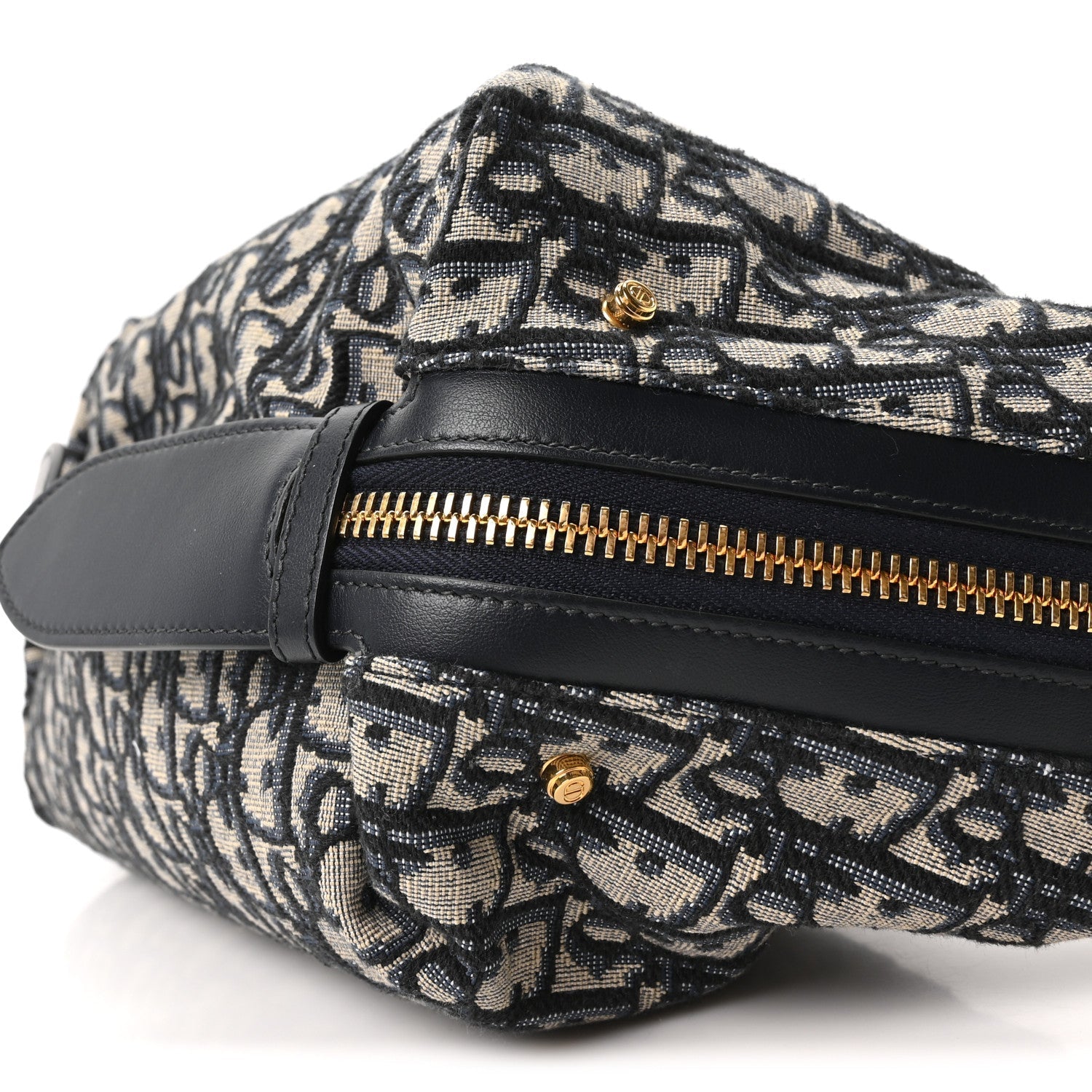Christian Dior Oblique Medium D-Journey Bag Blue