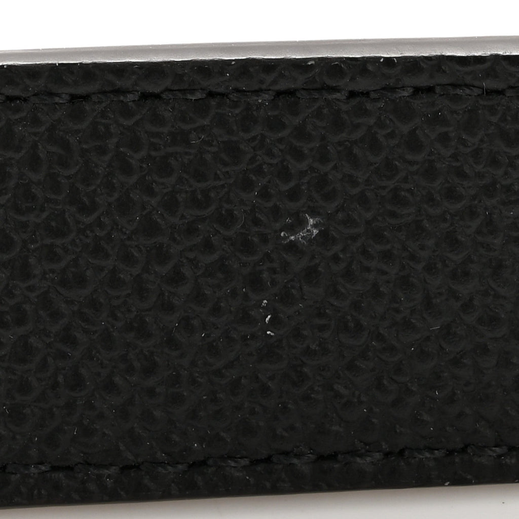 Louis Vuitton Calfskin Monogram 25mm LV Iconic Reversible Belt 85 34 Black