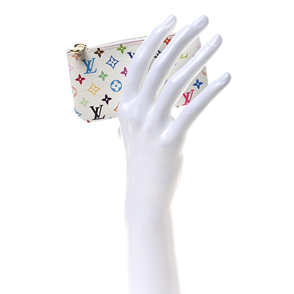 Louis Vuitton LV X TM Monogram Multicolor Key Pouch White