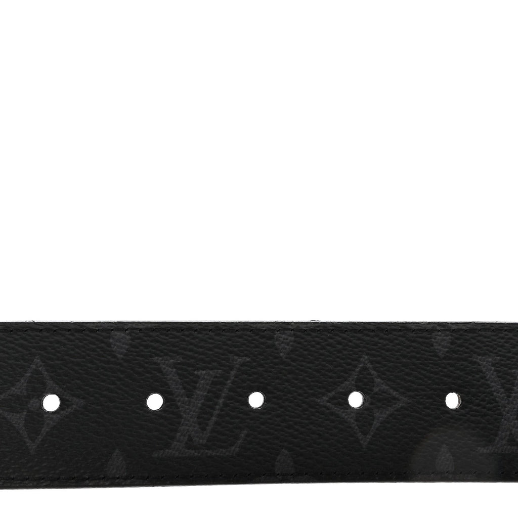 Louis Vuitton Monogram Eclipse Epi 40mm LV Initiales Reversible 100 40 Belt Yellow