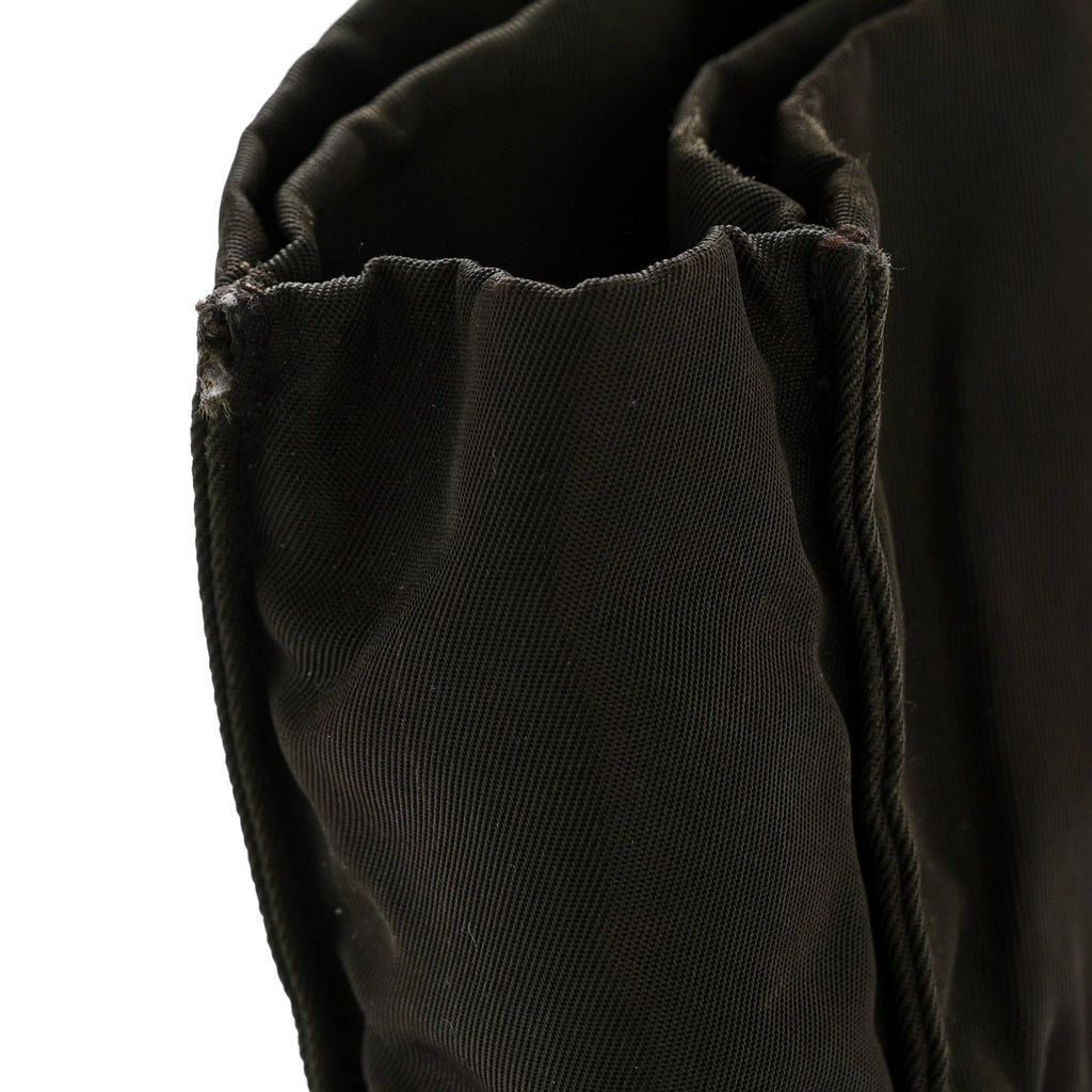 Prada Tessuto Nylon Shopping Tote Bruciato