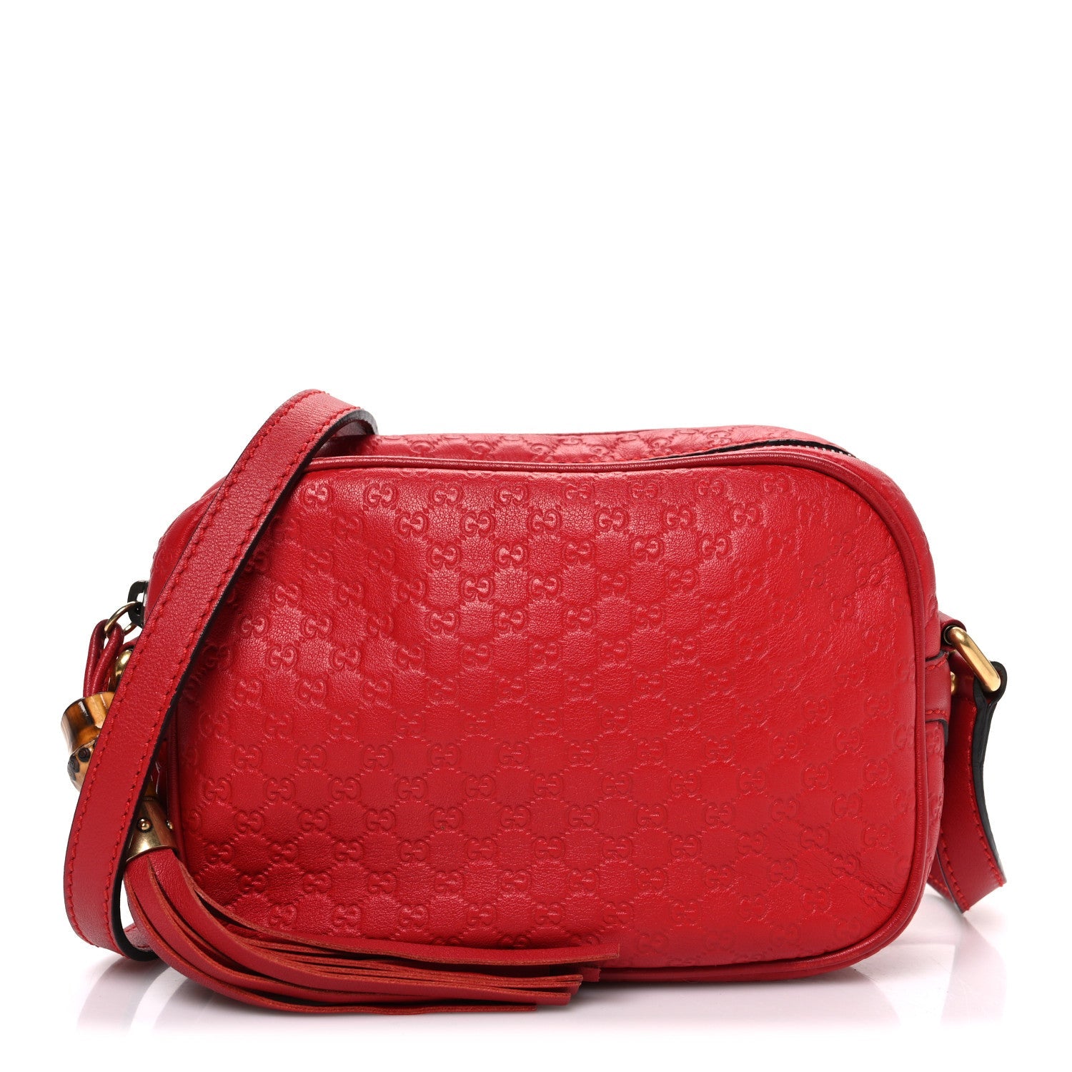 Gucci Microguccissima Sunshine Disco Crossbody Bag Red