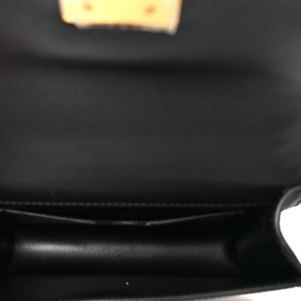 Christian Dior Smooth Calfskin 30 Montaigne Flap Bag Black