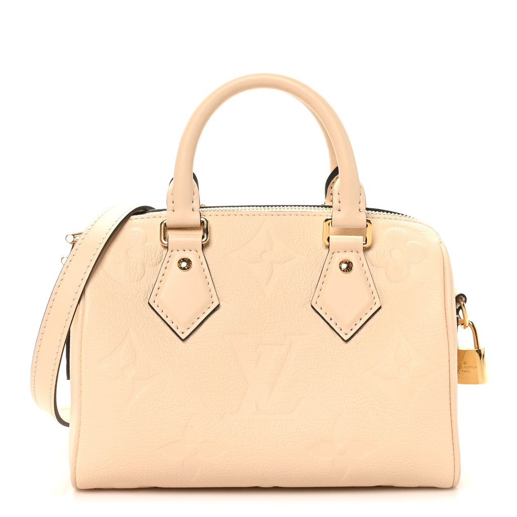 Louis Vuitton Empreinte Monogram Giant Speedy Bandouliere 20 Creme