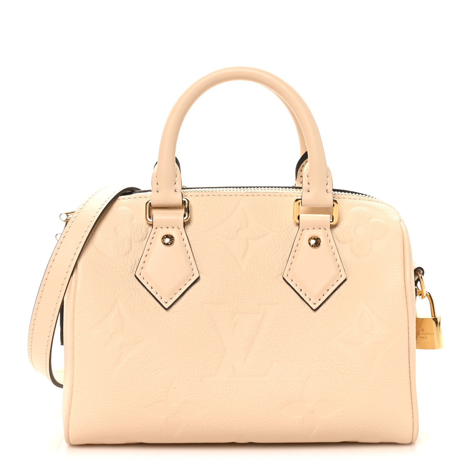 Louis Vuitton Empreinte Monogram Giant Speedy Bandouliere 20 Creme
