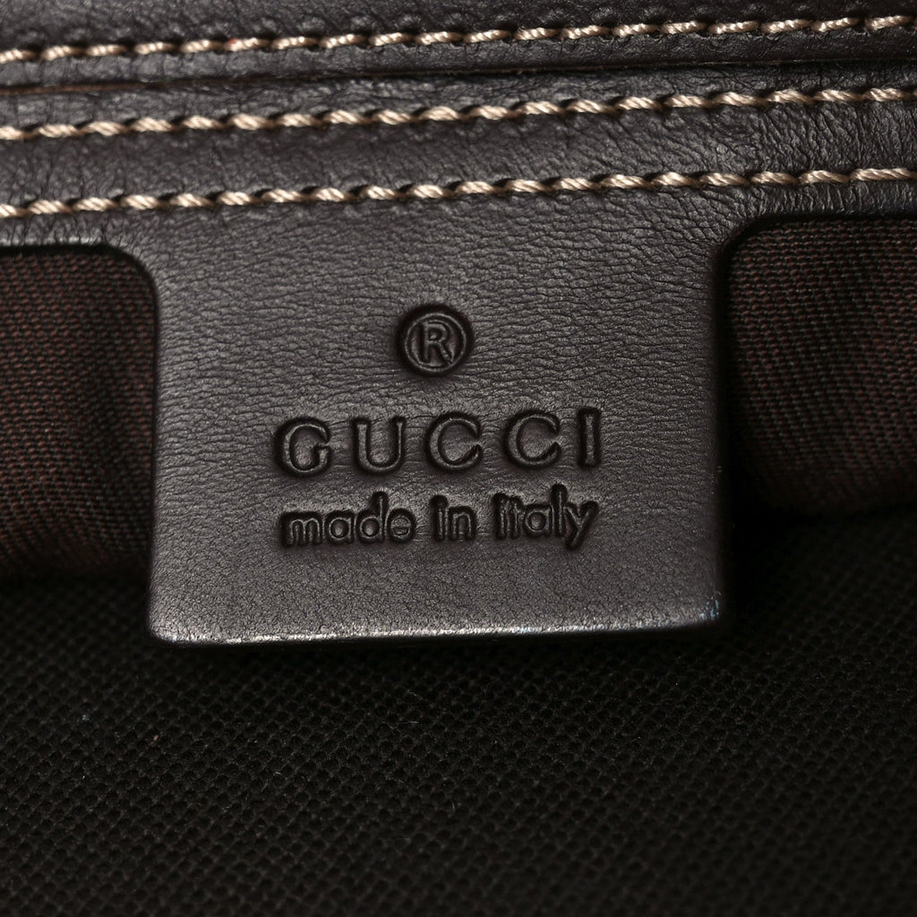 Gucci GG Supreme Monogram Belt Bag Dark Brown