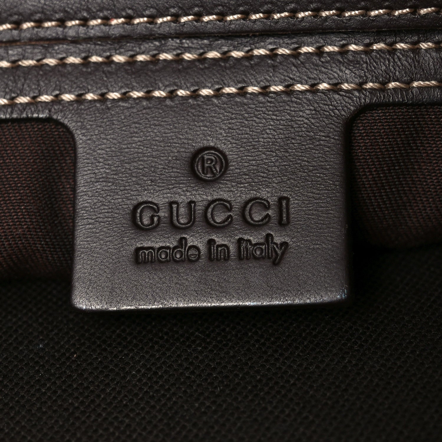 Gucci GG Supreme Monogram Belt Bag Dark Brown
