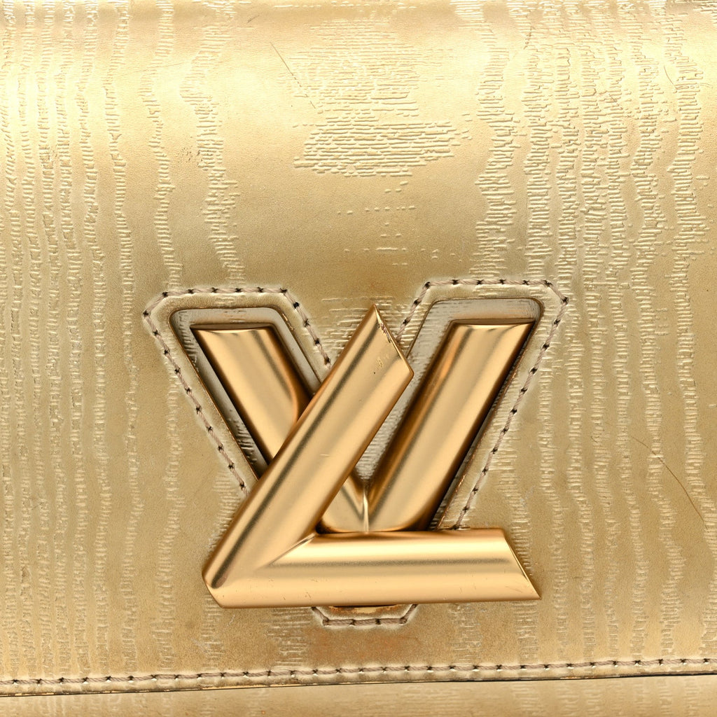 Louis Vuitton Calfskin Gravity Twist Shoulder Bag PM Gold
