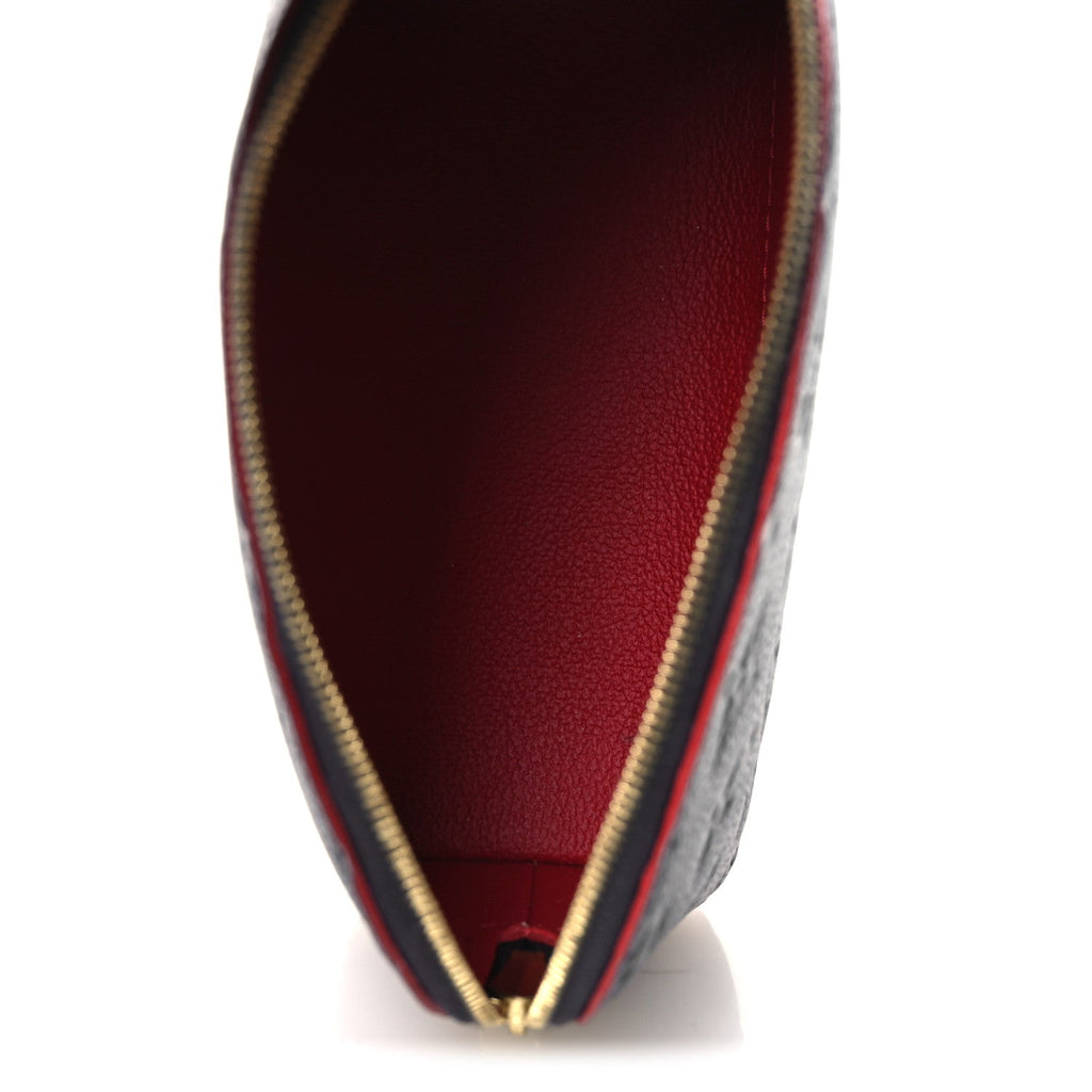 Louis Vuitton Empreinte Cosmetic Pouch Marine Rouge