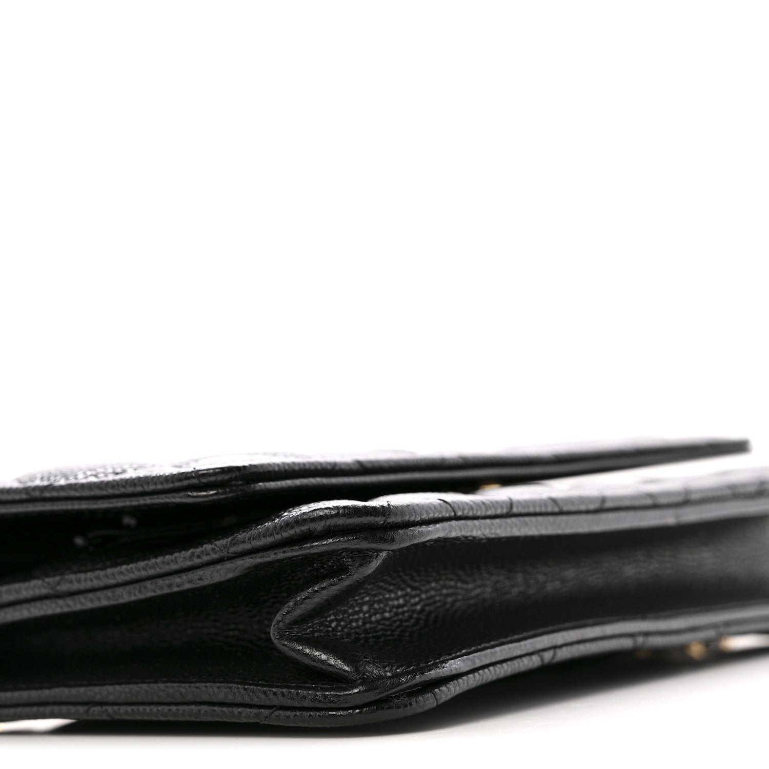 Chanel Caviar Quilted Miss Coco Wallet On Chain WOC Black