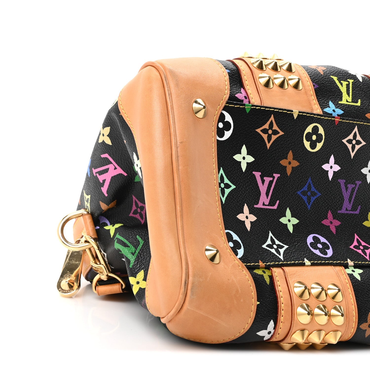 Louis Vuitton Monogram Multicolor Courtney MM Black