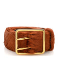 Prada Cavallino Calf Hair Belt 75 30 Cognac