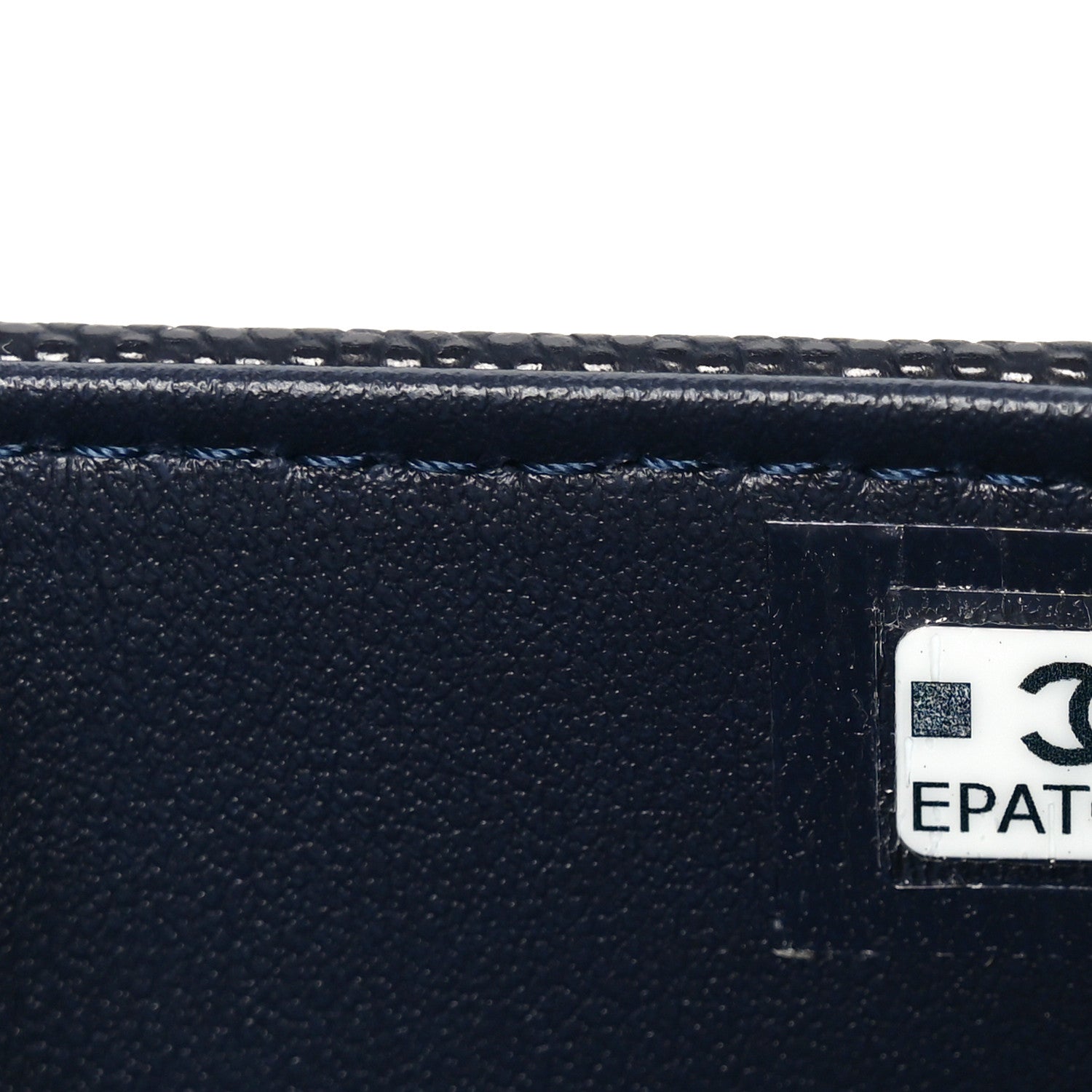 Chanel Shiny Caviar Mini Preppy Coco Shoulder Bag Dark Blue