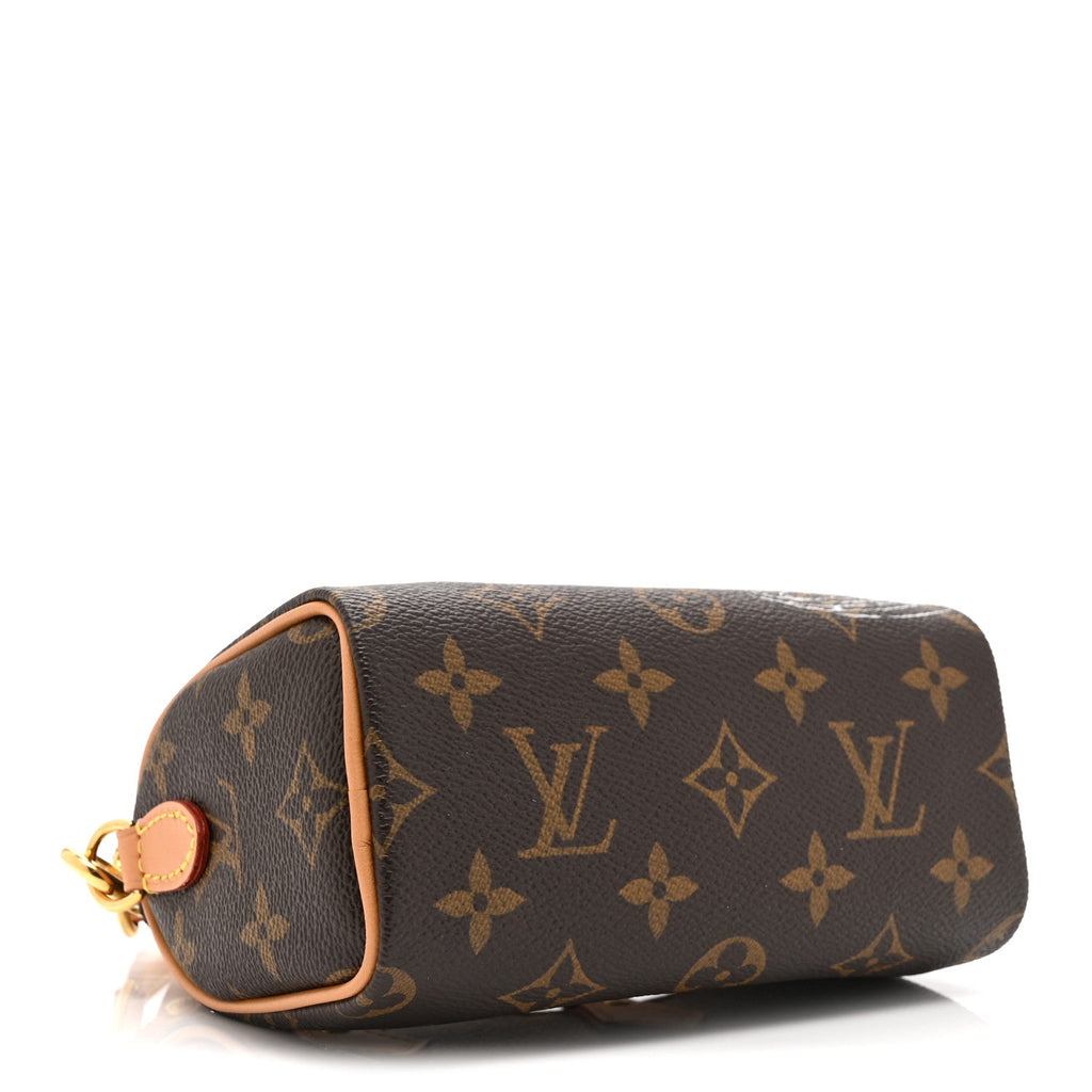 Louis Vuitton Monogram Vivienne Ice Skating Nano Speedy Bandouliere Pink
