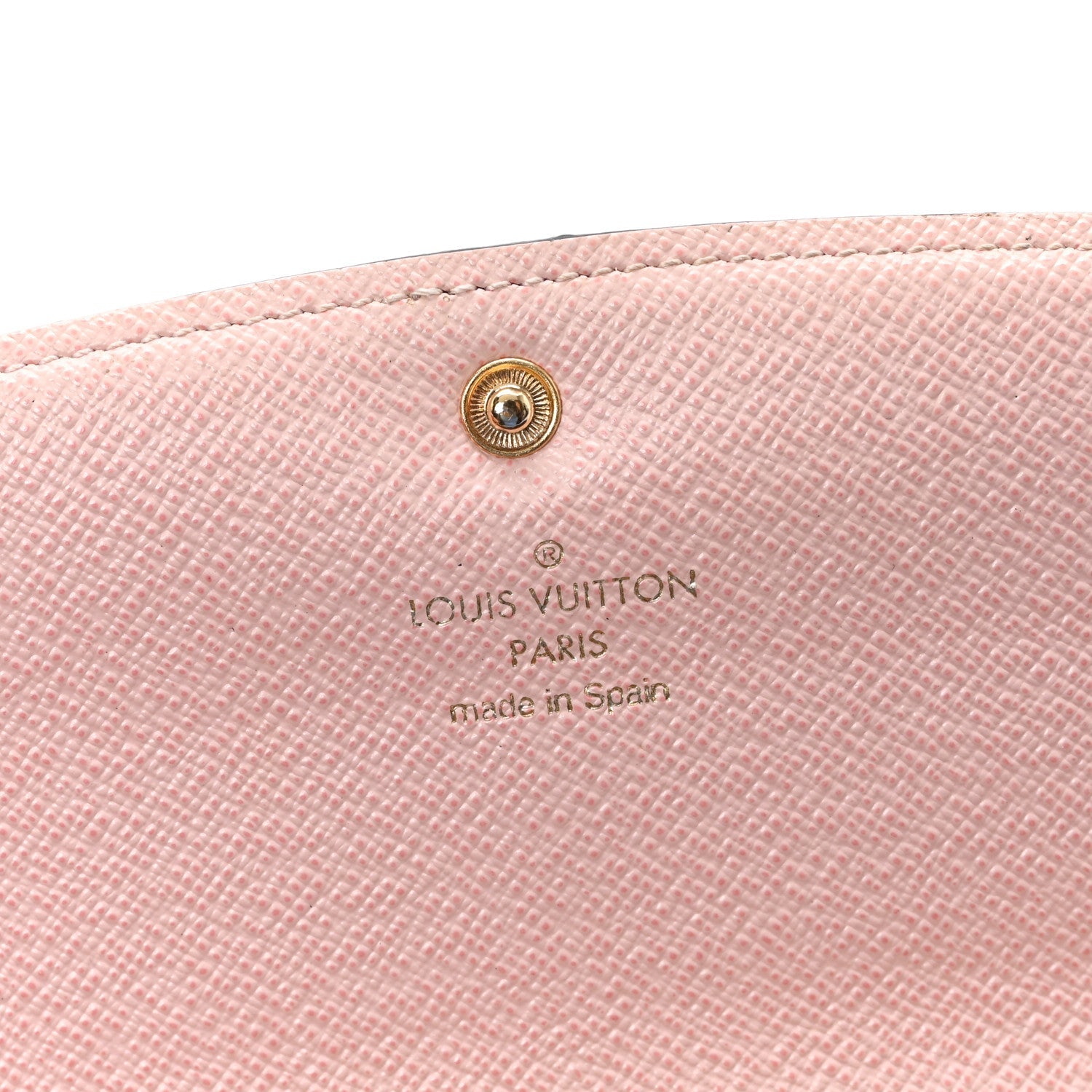 Louis Vuitton Monogram Emilie Wallet Rose Ballerine