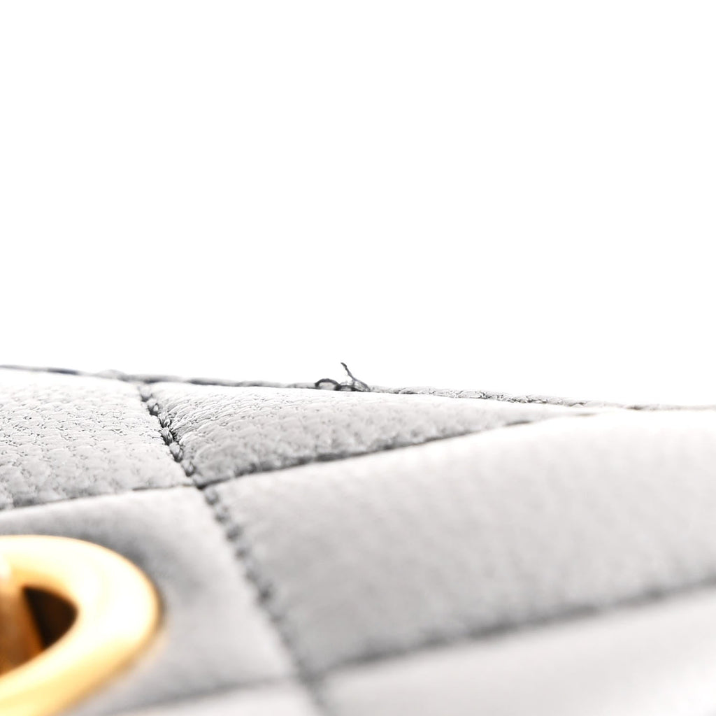 Chanel Goatskin Quilted Punk Essentials Vanity Case With Chain Black
