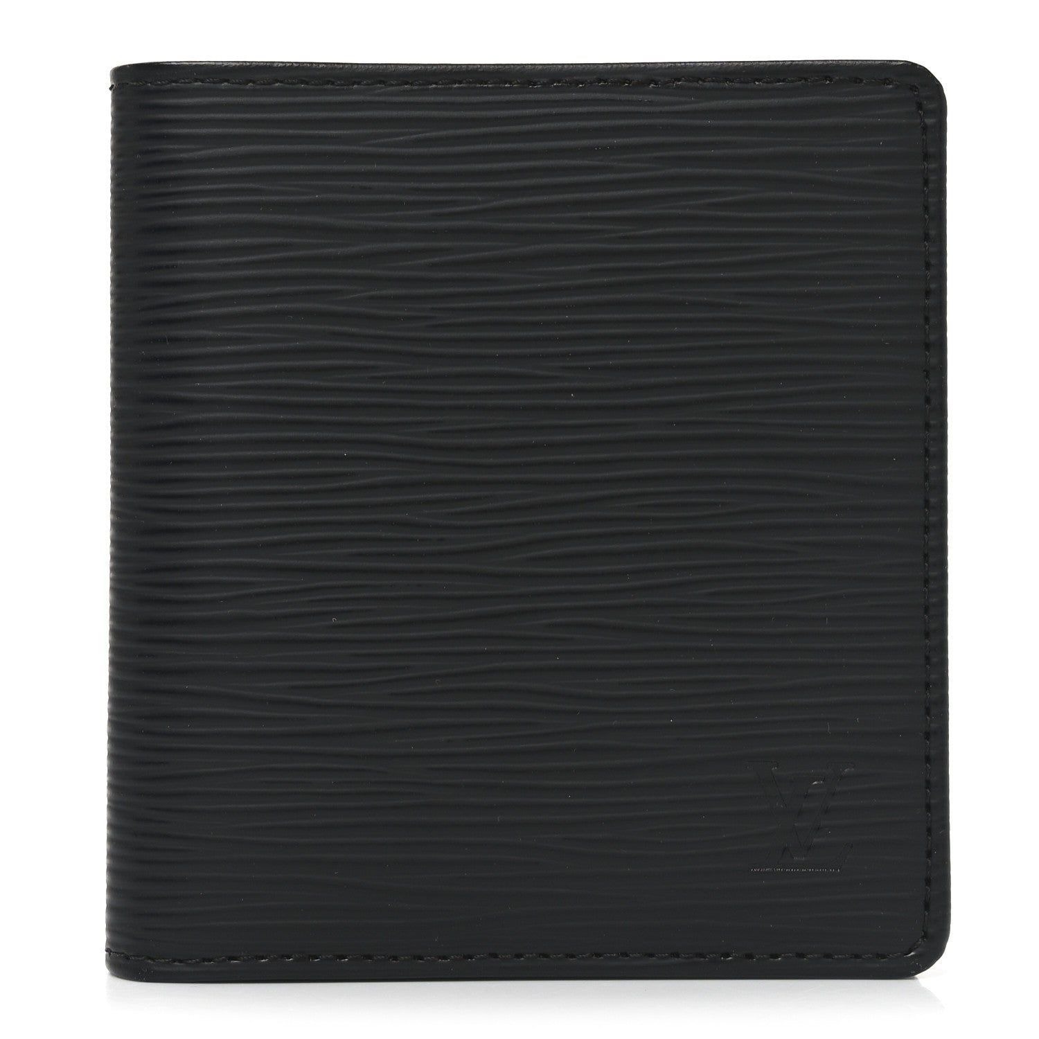 Louis Vuitton Epi 6 Card Billfold Wallet Black