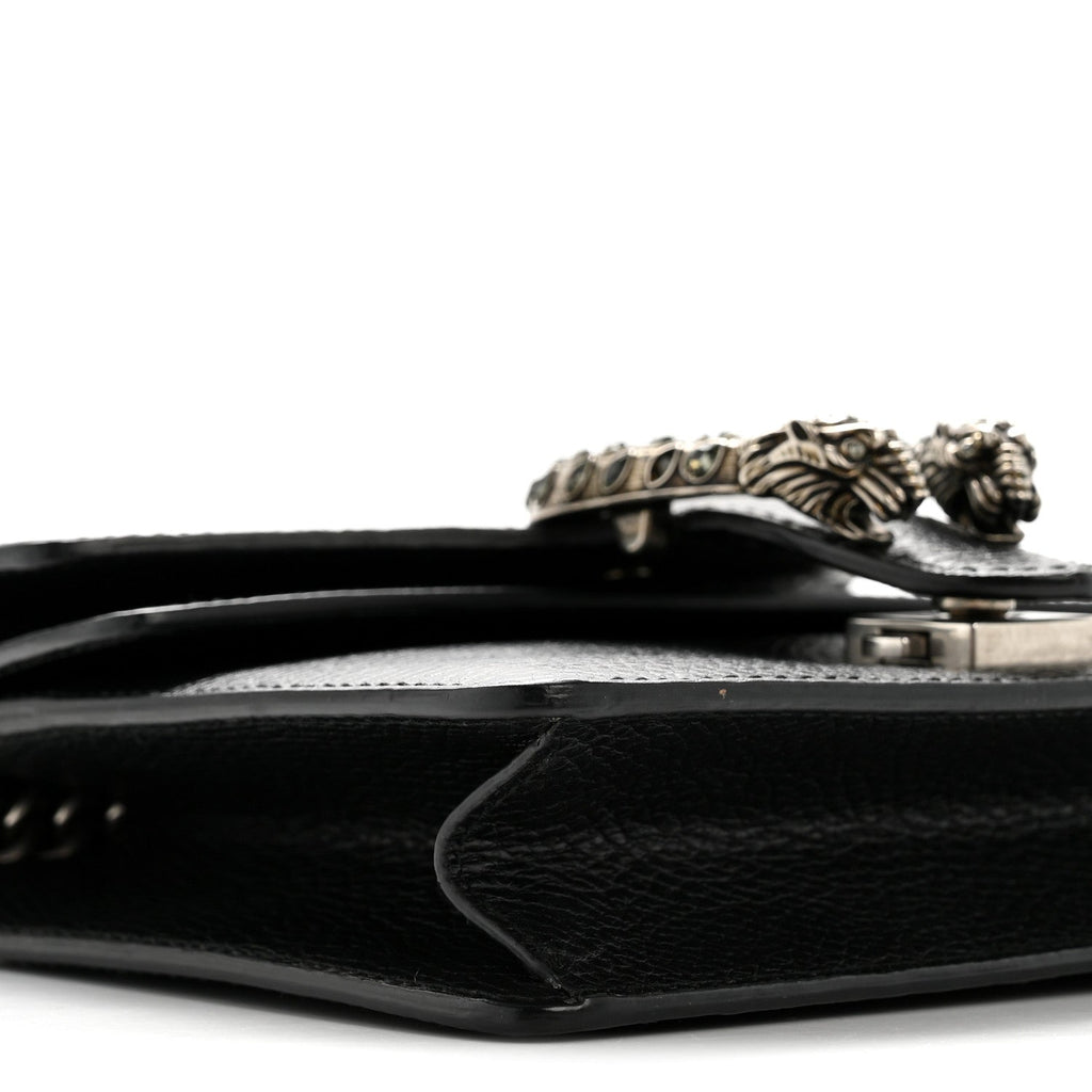 Gucci Calfskin Mini Dionysus Shoulder Bag Black
