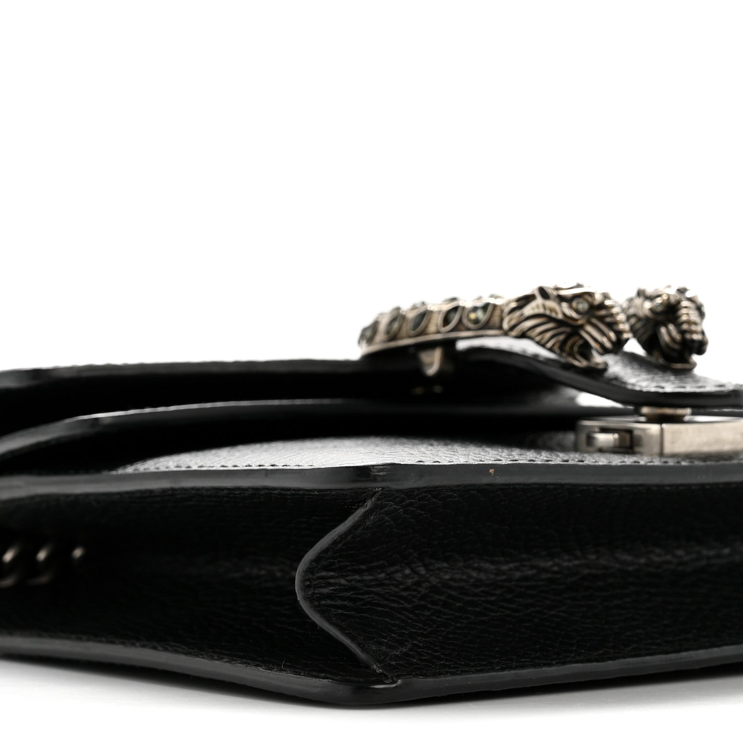 Gucci Calfskin Mini Dionysus Shoulder Bag Black