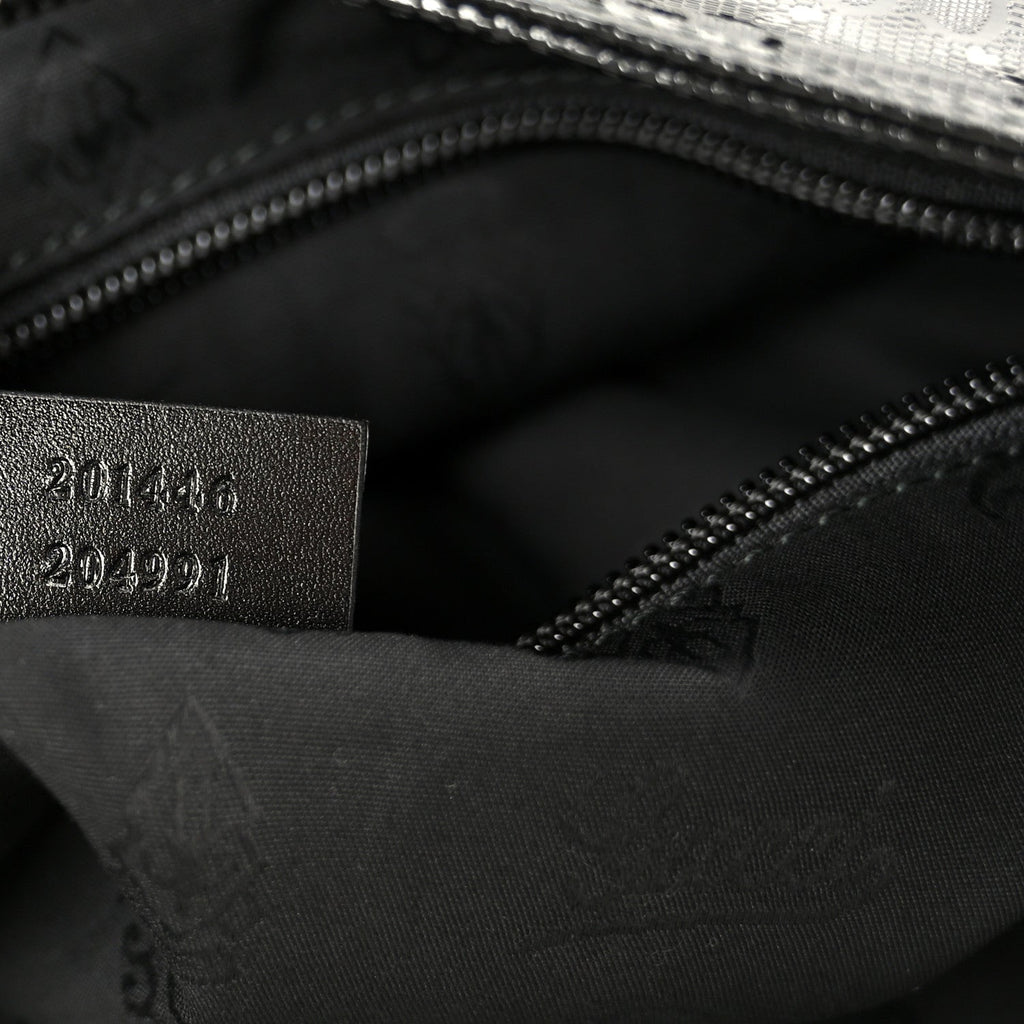 Gucci Imprime Monogram Medium Flat Messenger Bag Black
