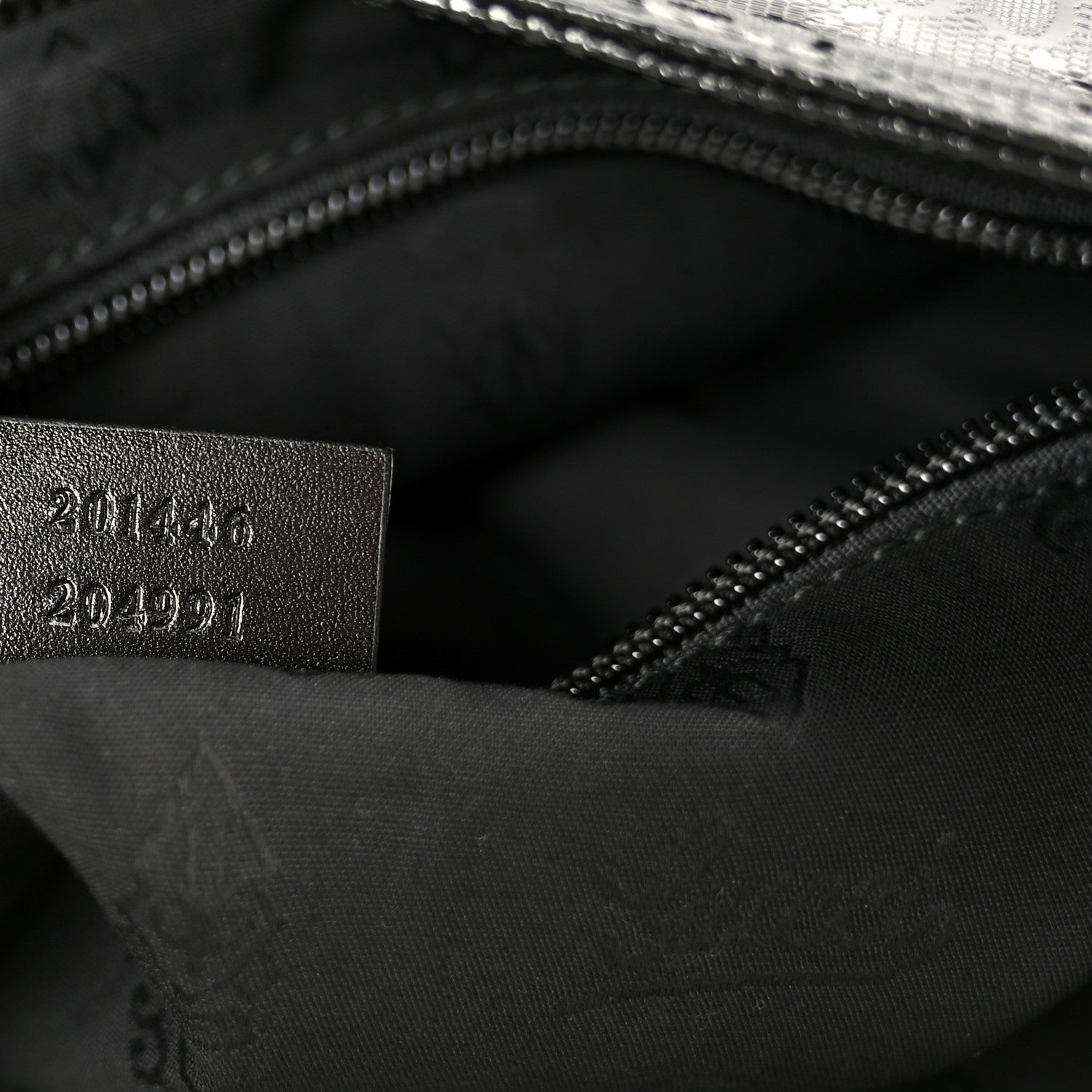 Gucci Imprime Monogram Medium Flat Messenger Bag Black
