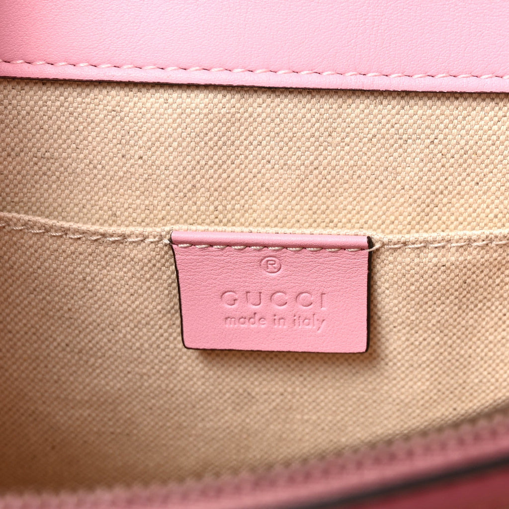 Gucci Moon Calfskin Web Medium Dionysus Bamboo Top Handle Bag Sugar Pink Blue Agata Hibiscus Red