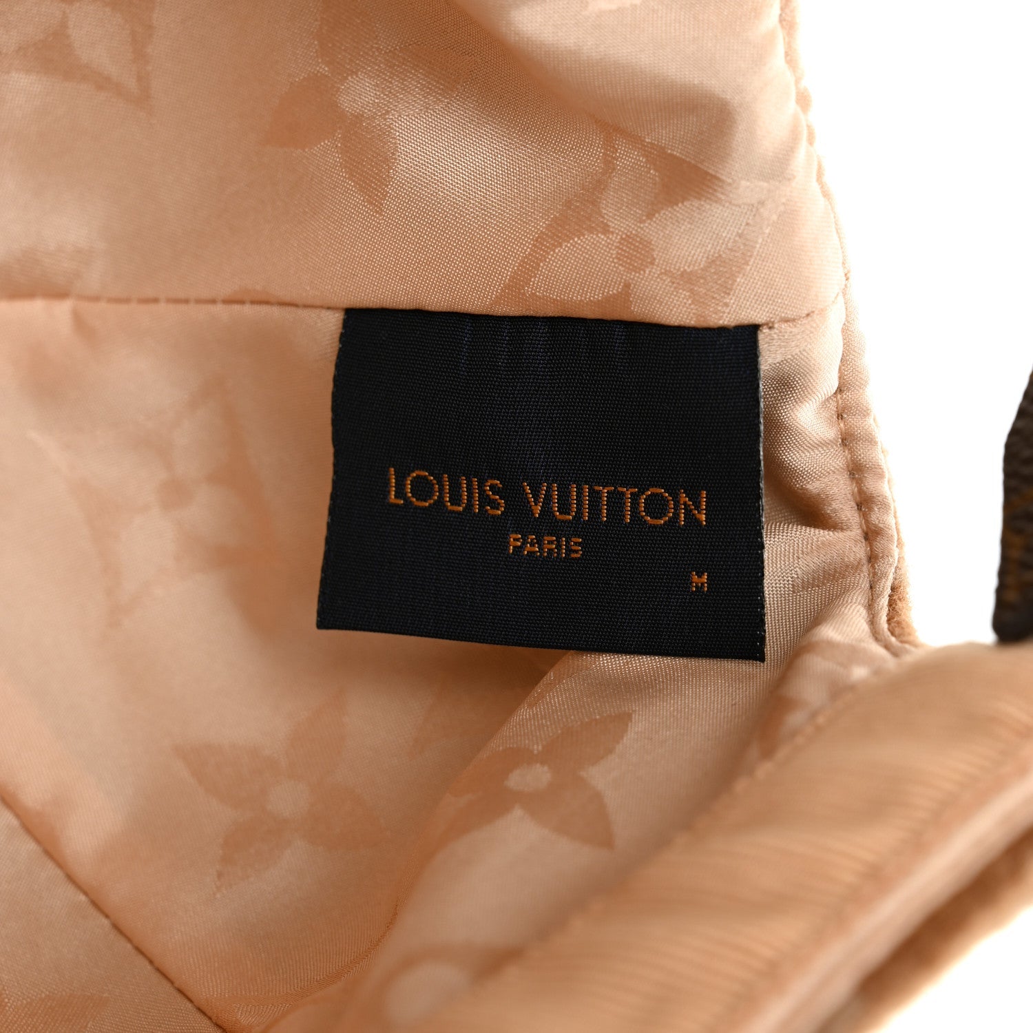 Louis Vuitton Wool Monogram Carry On Cap M Beige