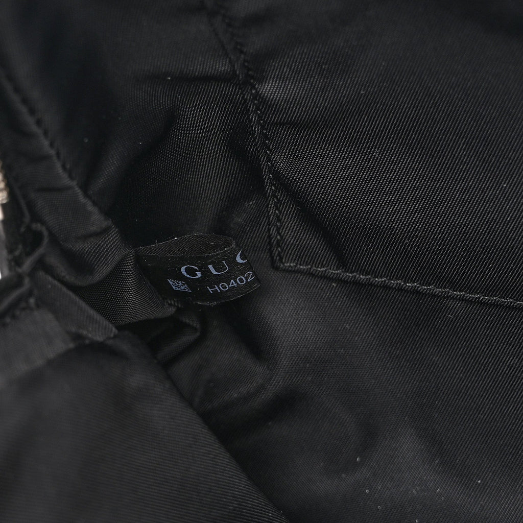 Gucci Canvas Web Slim Belt Bag Black
