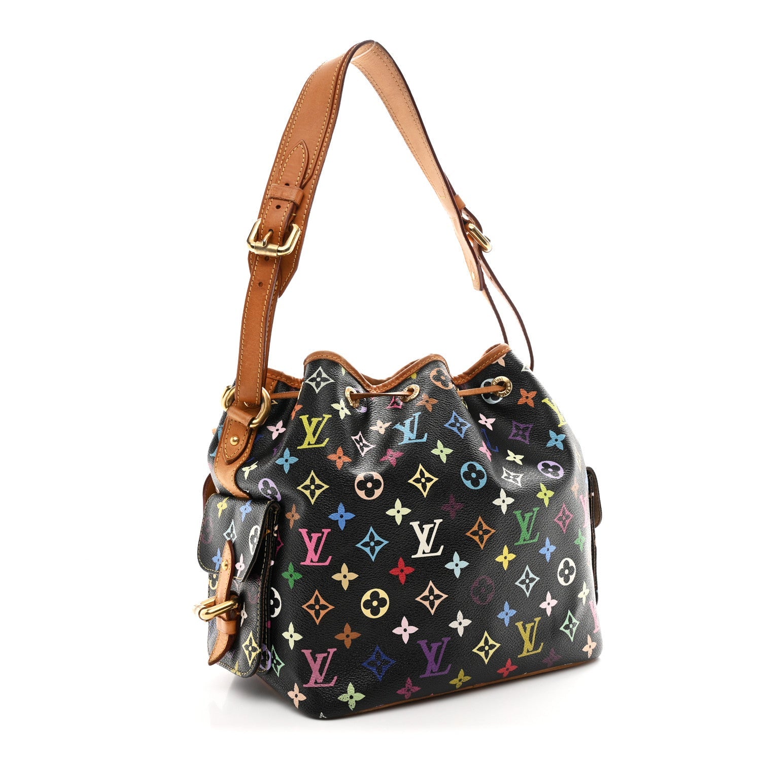 Louis Vuitton Monogram Multicolor Petit Noe Black