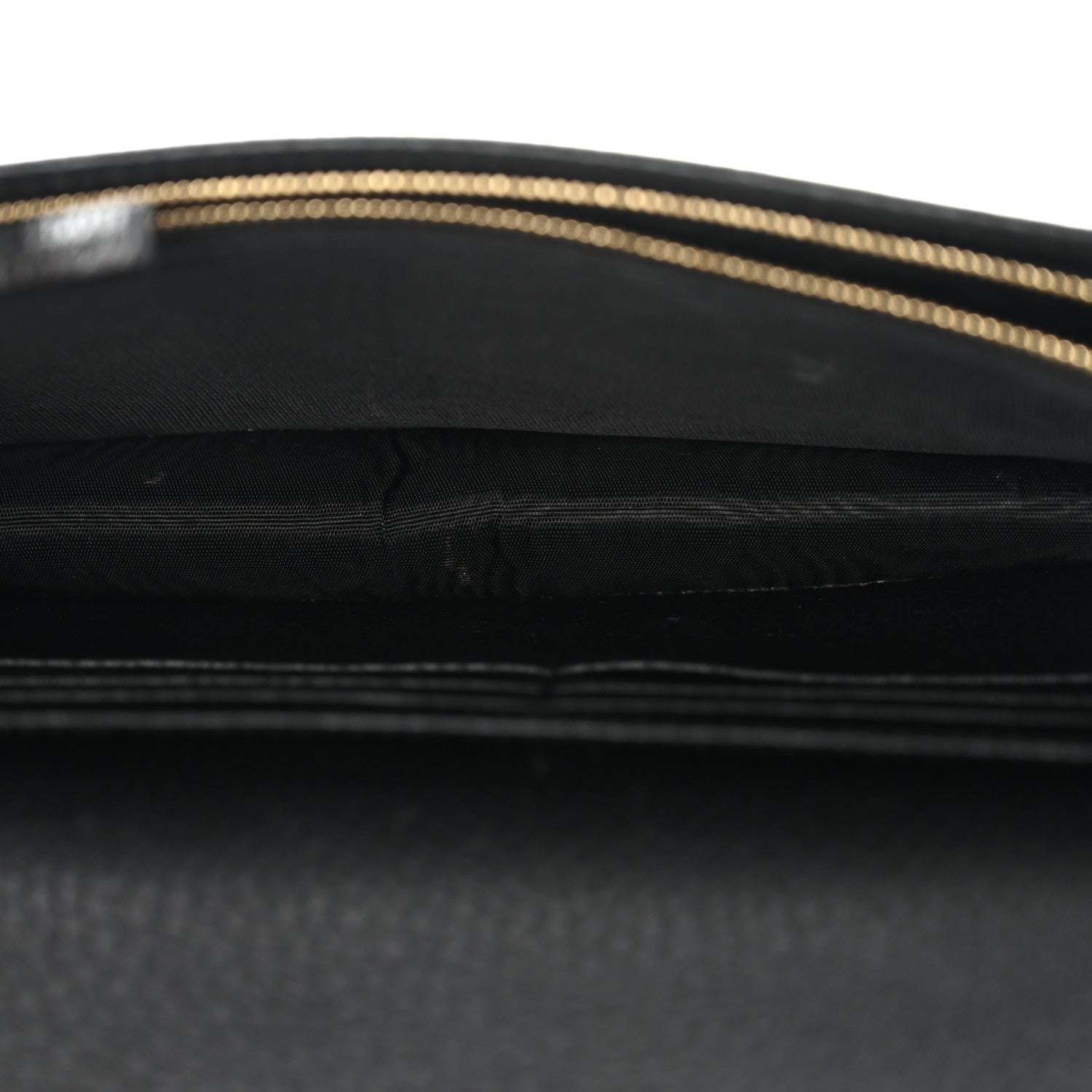 Gucci Calfskin Mini GG Marmont Chain Wallet Black