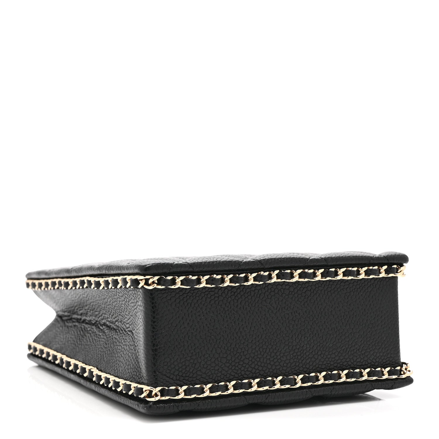 Chanel Caviar Quilted Evening Box Bag Black
