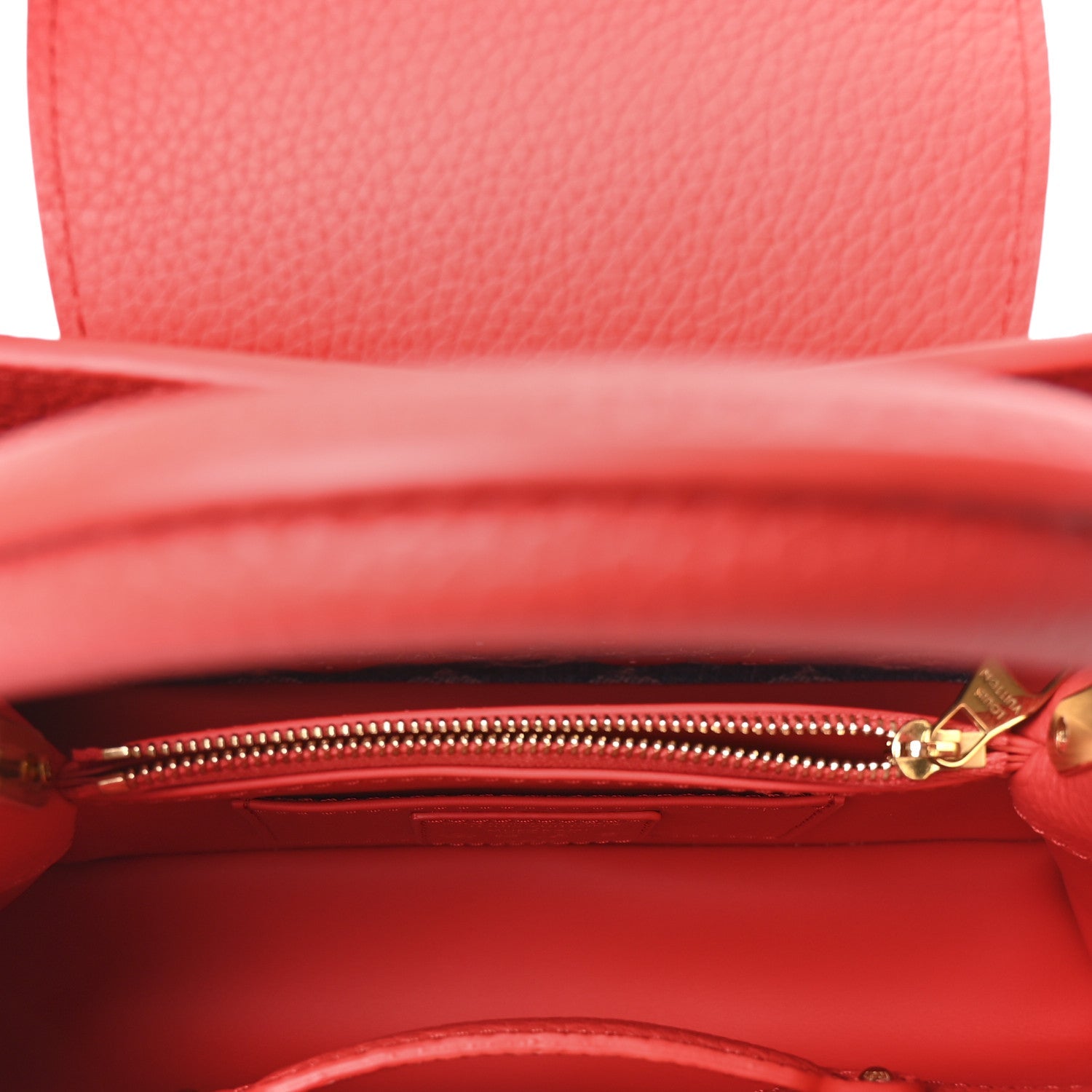 Louis Vuitton LV X TM Taurillon Cerises Capucines BB Rouge