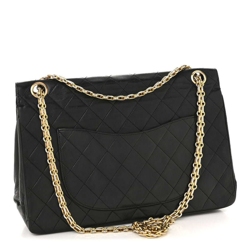 Chanel Lambskin Quilted Small Double Flap Black